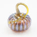 Handblown Glass Pumpkin in Iridescent Eggplant