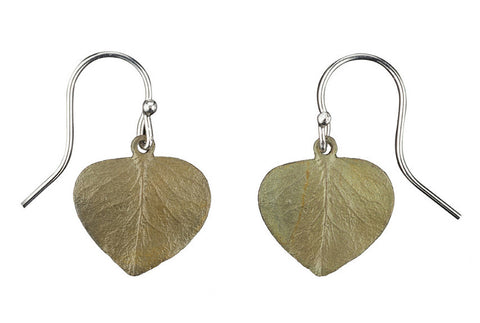 Eucalyptus Leaf Wire Drop Earrings