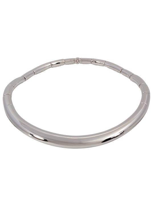 Antiqua Tailored Series Small Rhodium Necklace by John Medeiros