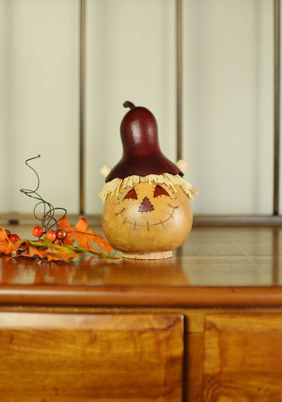 Winfield Scarecrow Gourd in Multiple Sizes
