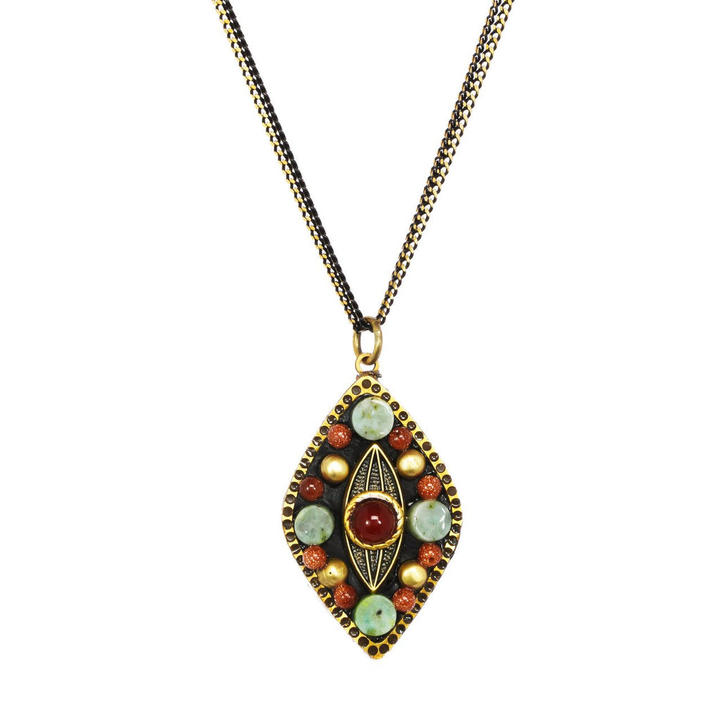 Earth Small Diamond Pendant Necklace
