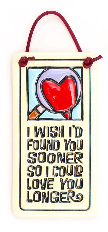 Love Longer Charmer Ceramic Tile