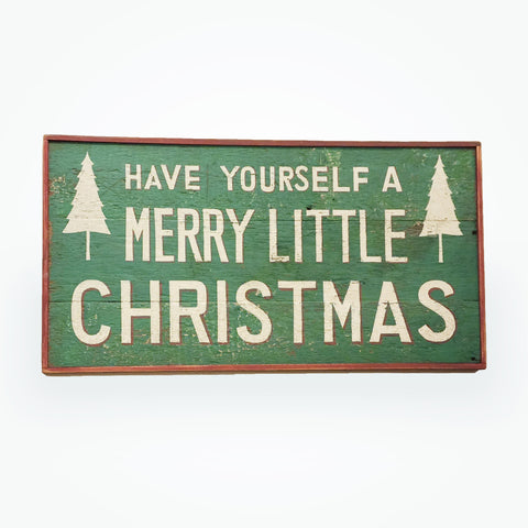 Merry Little Christmas Americana Art