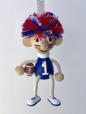 Patriots Fan Handcrafted Wooden Jumpie