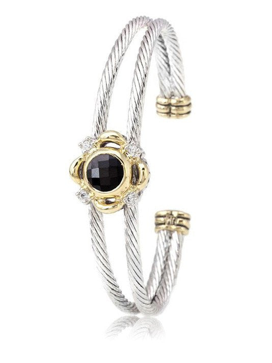 Nouveau Collection Simplicity Round Double Wire Bracelet by John Medeiros