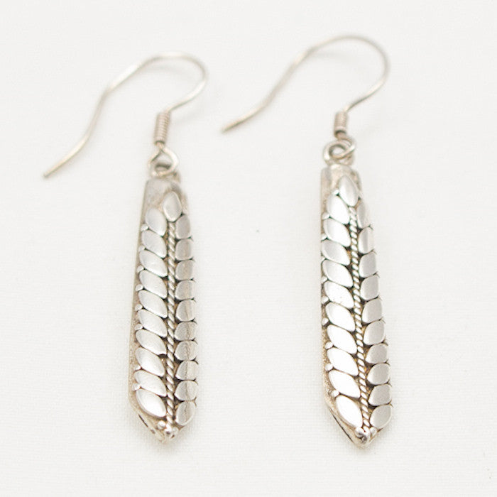 Sterling Silver Long Earrings