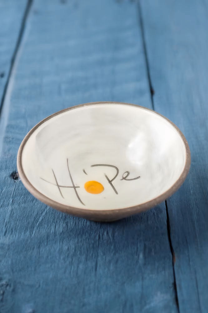 Hope Mini Bowl Hand Painted Ceramic