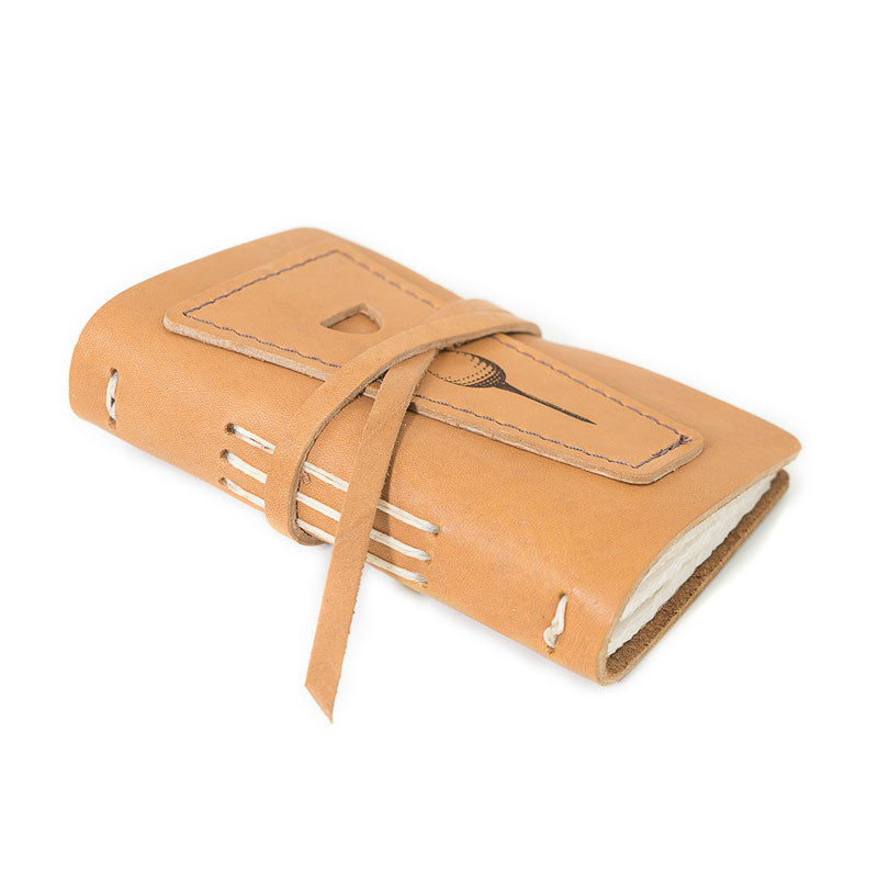 Leather Golf Log with Pocket - Available in Multiple Colors