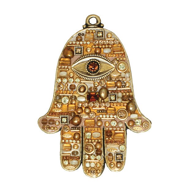 Multi Gold Wall Hamsa