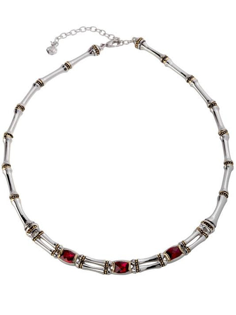Cor Two Row Necklace Garnet by John Medeiros