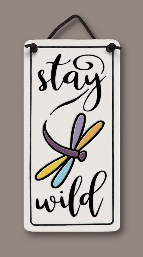 Stay Wild Charmer Ceramic Tile