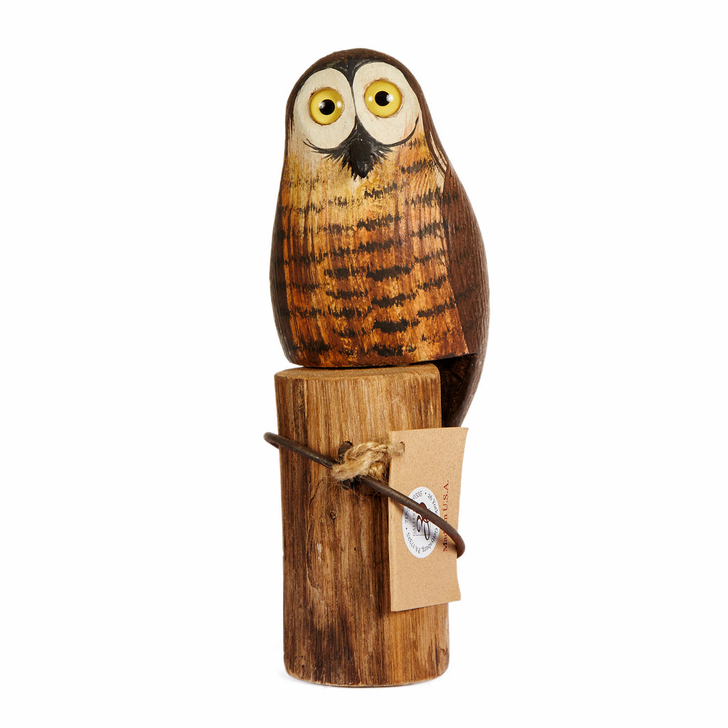 Hand Carved Owlets