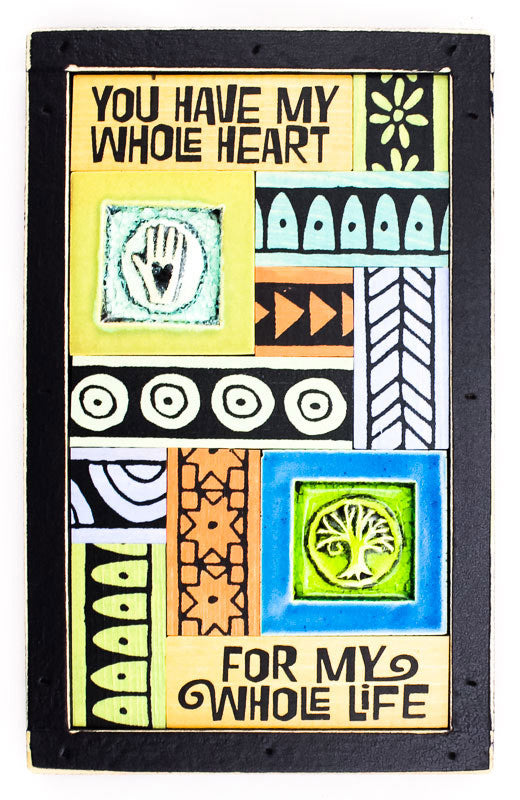 Whole Life Bright Collage Art