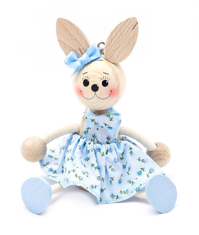 Bunny Girl Handcrafted Wooden Jumpie