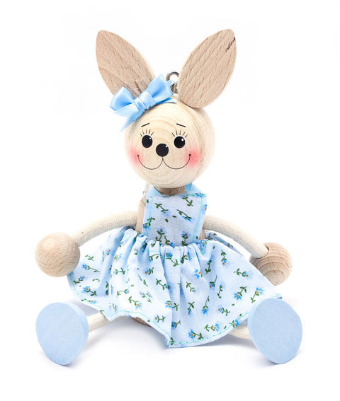 Bunny Girl Handcrafted Wooden Jumpie