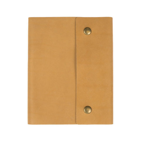 Leather Writers Log with Snap Large Notebook - Available in Multiple Colors
