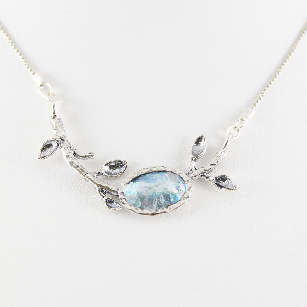 Branches Roman Glass Necklace