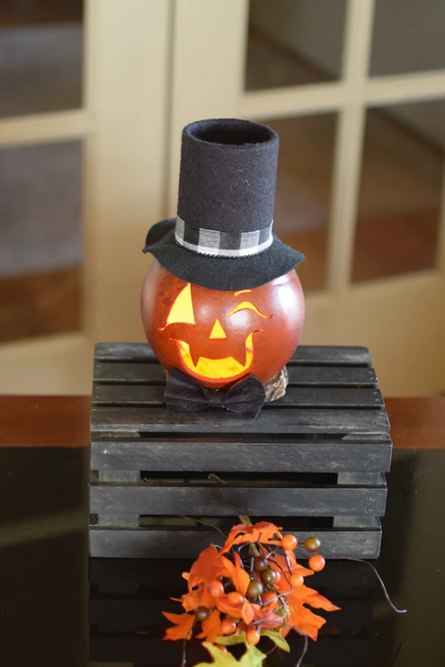 Clarice the Pumpkin Head Gourd