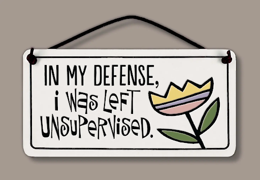 In My Defense Charmer Ceramic Tile