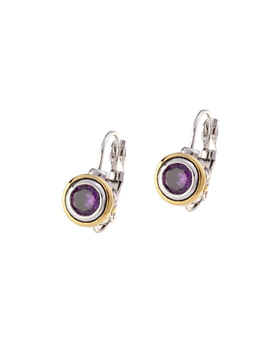 Beijos 6mm Cubic Zirconia Bezel Set Earrings by John Medeiros