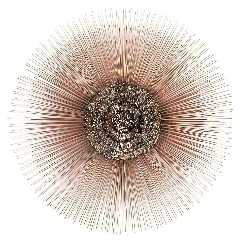 Sunburst, Triple Layer, Bronze Center Wall Art by Bovano