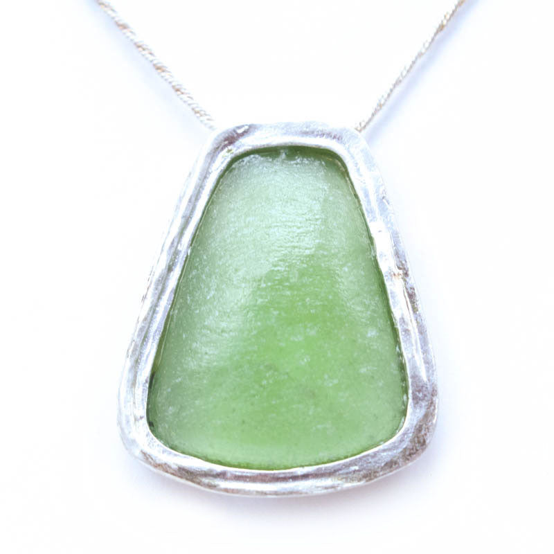 Flow of Nature Washed Roman Glass Necklace