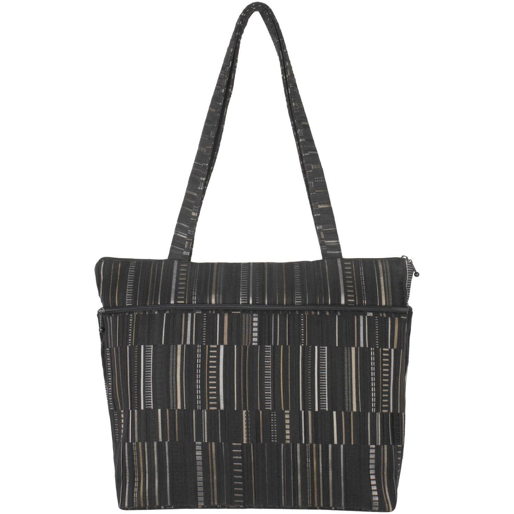 Maruca Tote Bag in Bark Cloth Black