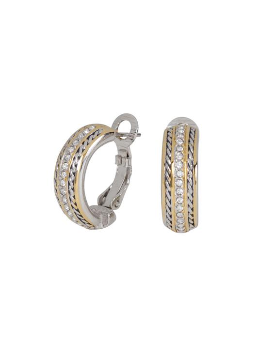 Briolette Collection Pavé Hoop Earrings by John Medeiros