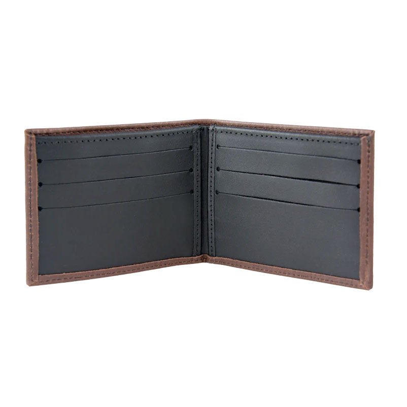 Leather Wallet - Celtic Braid in Chocolate