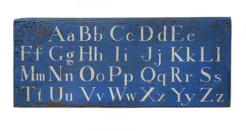 Alphabet, Shaker (B) Americana Art