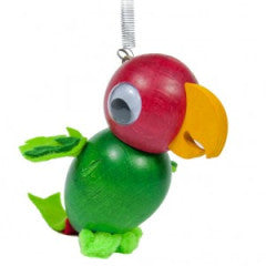 Green Parrot Wooden Handcrafted Jumpie