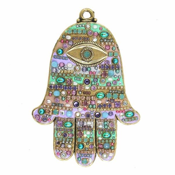 Pastel Multi Bright Wall Hamsa