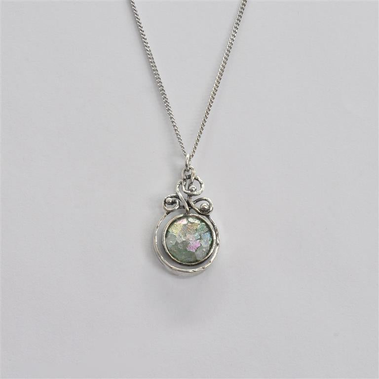 Top Design Roman Glass Necklace