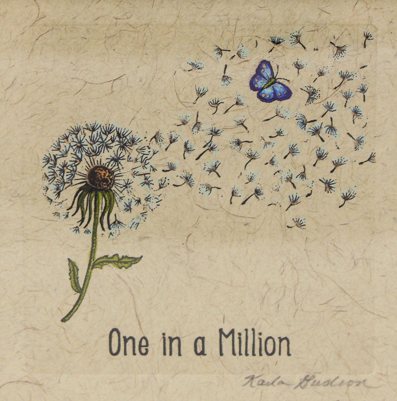 One in a Million Watercolor by Karla Gudeon