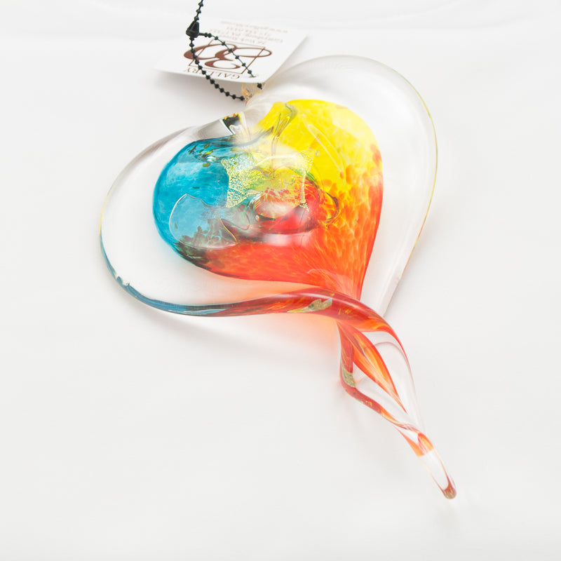Twisted Heart in Amber