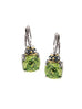 Anvil Square Cut  French Wire Earrings by John Medeiros