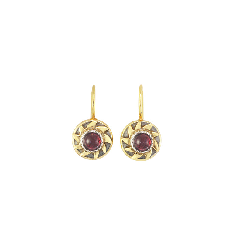 Small Gold Floral Earrings