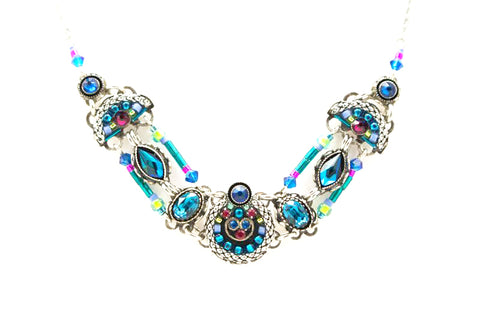 Bermuda Blue Emma Necklace by Firefly Jewelry
