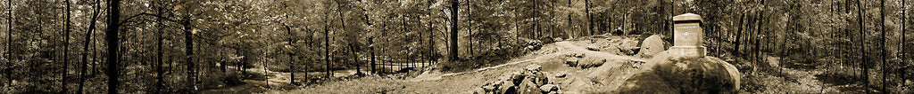 The Line of the 20th Maine Panoramic Photo by James O. Phelps