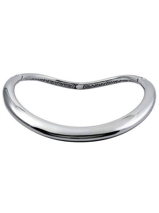 Antiqua Tailored Series Rhodium Necklace by John Medeiros