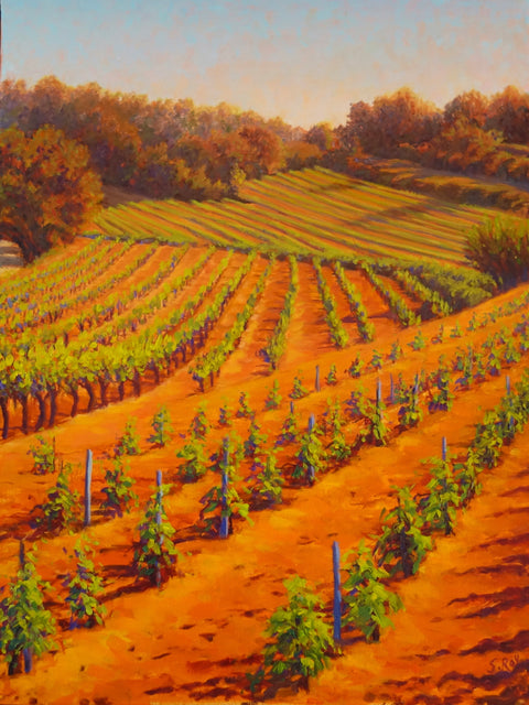 Grapevines Running by Simonne Roy