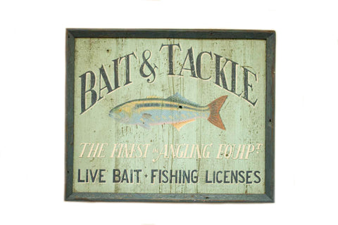 Bait & Tackle The Finest in Angling Equipment Americana Art