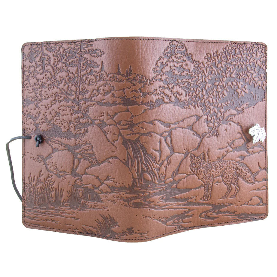 Large Leather Journal - Mr. Fox in Saddle