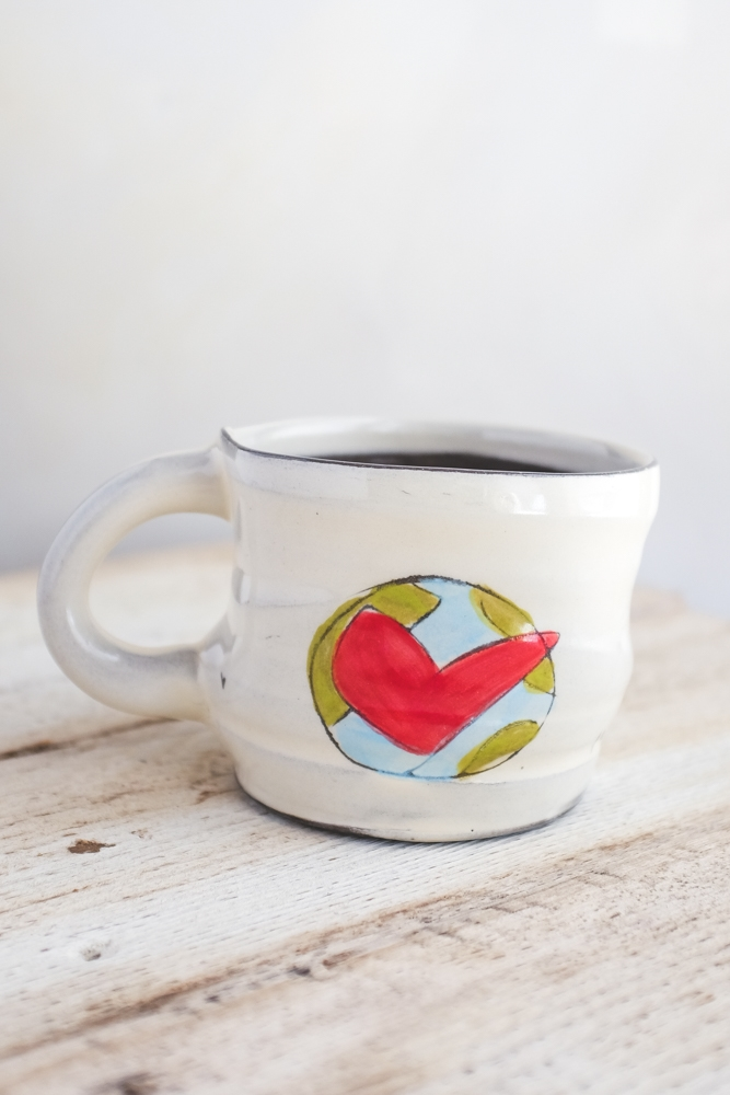 In This Together Mug Hand Painted Ceramic