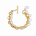 Marbella Link Bracelet Gold Freshwater Pearl by Julie Vos