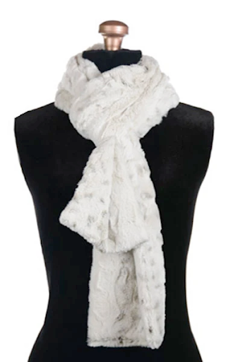Winter Frost Luxury Faux Fur Scarf
