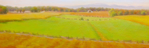 View from the Peace Light, Gettysburg by Simonne Roy