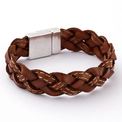 Stitched Leather Bracelet