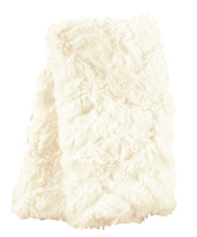 Pearl Luxury Faux Fur Fingerless Gloves