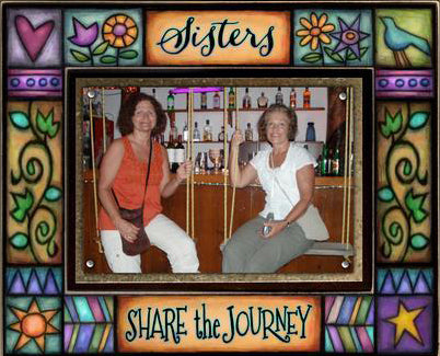 Sisters Share Journey Large Frame